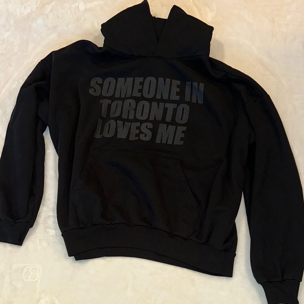 Black Graphic Men's Sweater